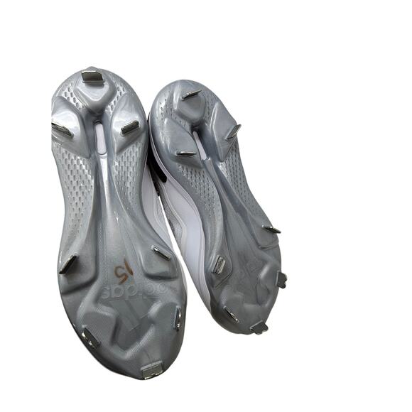 NEW adidas 7.5 Adizero Purehustle 3 Elite Sneaker Cleat Softball White Burgundy - Picture 2 of 7